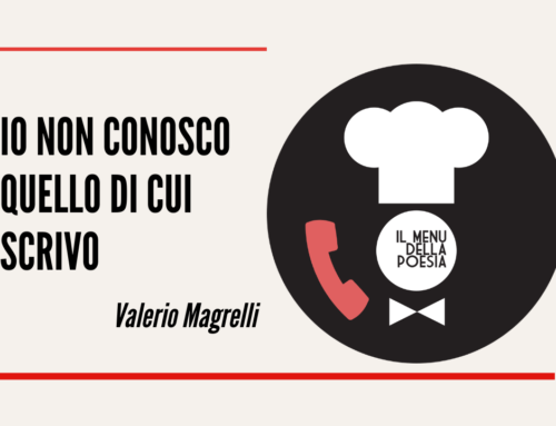 IO NON CONOSCO QUELLO DI CUI SCRIVO di Valerio Magrelli