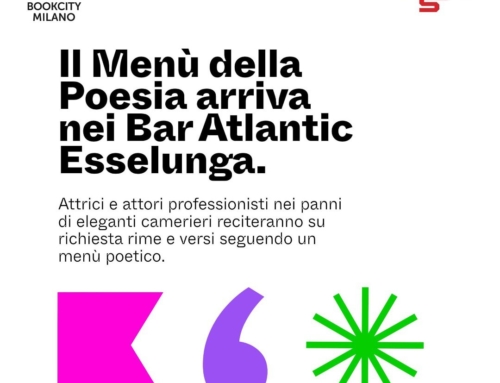 A novembre IL MENU torna a Bookcity nei BAR ATLANTIC di ESSELUNGA