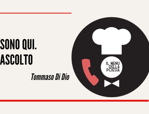 SONO QUI. ASCOLTO di Tommaso Di Dio