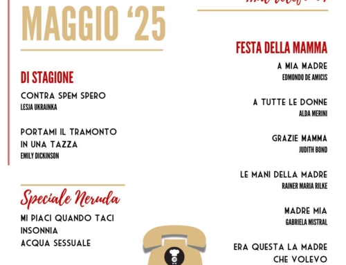 MAGGIO, UNA PRIMAVERA AL TELEFONO
