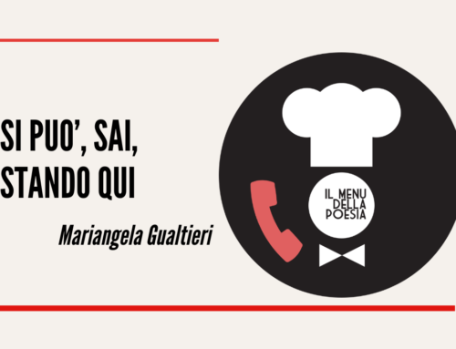 SI PUO’, SAI, STANDO QUI di Mariangela Gualtieri