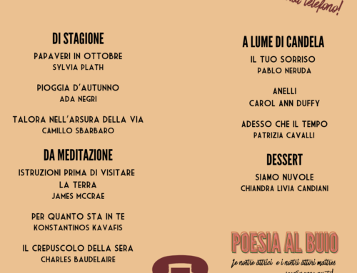 OTTOBRE: il nostro Menu